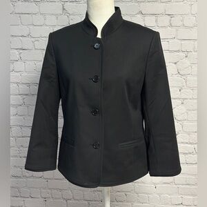 Ellen Tracy Black Women's Blazer 3/4 Sleeves